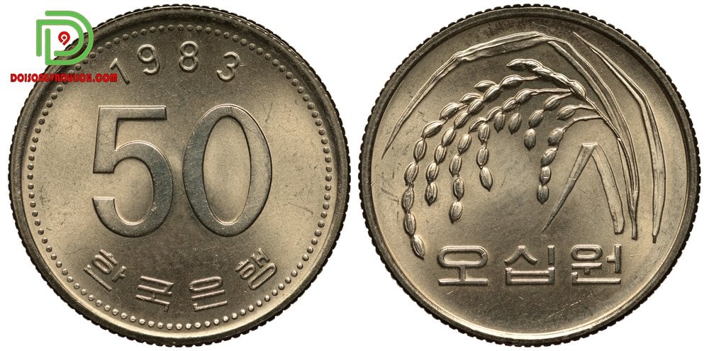Đồng xu 50 won